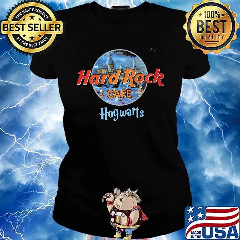 Hard Rock Café Hogwarts Castle Shirt Ladies tee