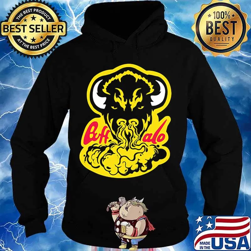 Head Of Buffalo Designs Art Shirt Hoodie