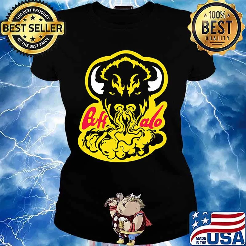 Head Of Buffalo Designs Art Shirt Ladies tee