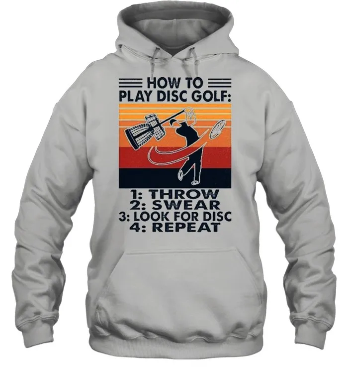 How to play disc Golf throw swear vintage shirt Classic Mens T-shirt - Image 6