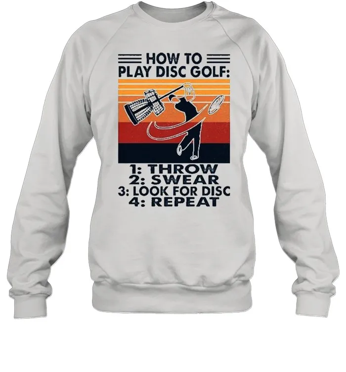 How to play disc Golf throw swear vintage shirt Classic Mens T-shirt - Image 5