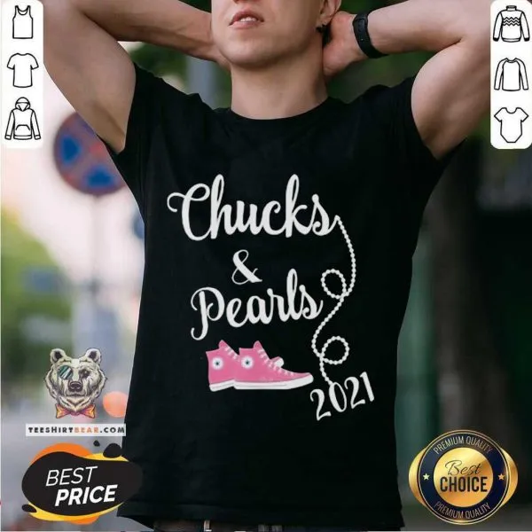 Hurt Converse Sneakers Chucks And Pearls 2021 Kamala Harris Shirt
