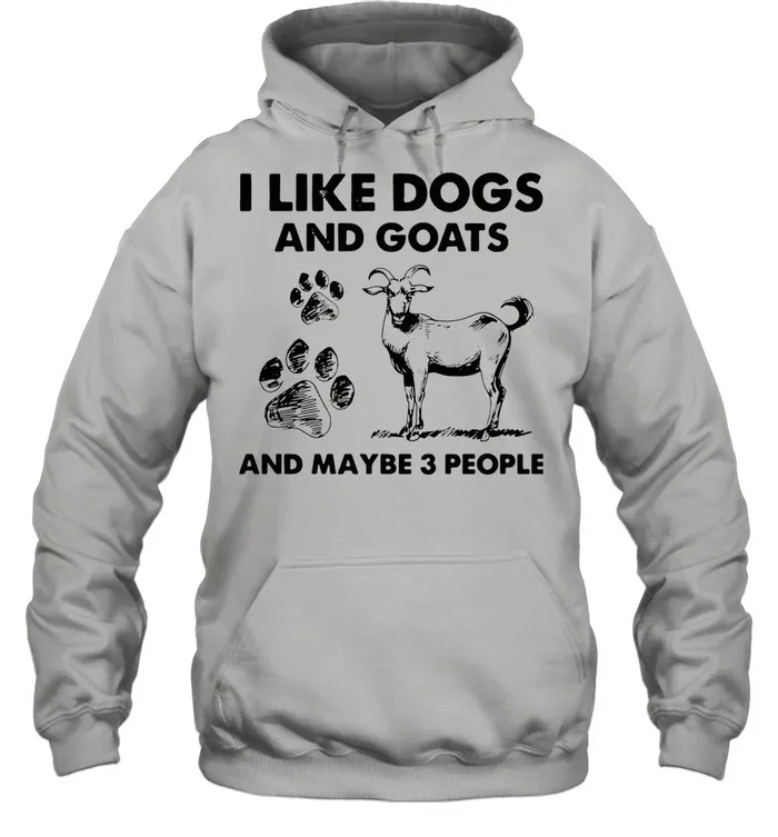 I Like Dogs And Goats And Maybe 3 People shirt Classic Mens T-shirt - Image 5