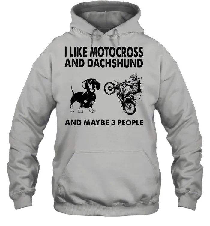 I Like Motocross And Dachshund And Maybe 3 People shirt Classic Mens T-shirt - Image 5