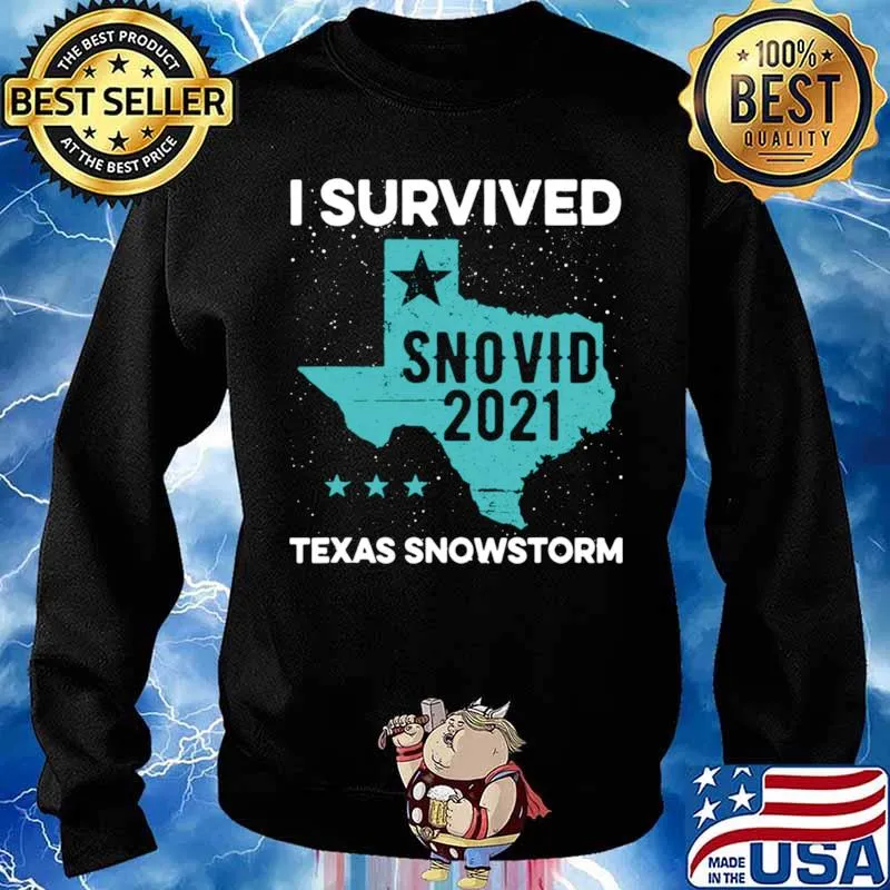 I Survived Snovid 2021 Texas Snowstorm Sweater