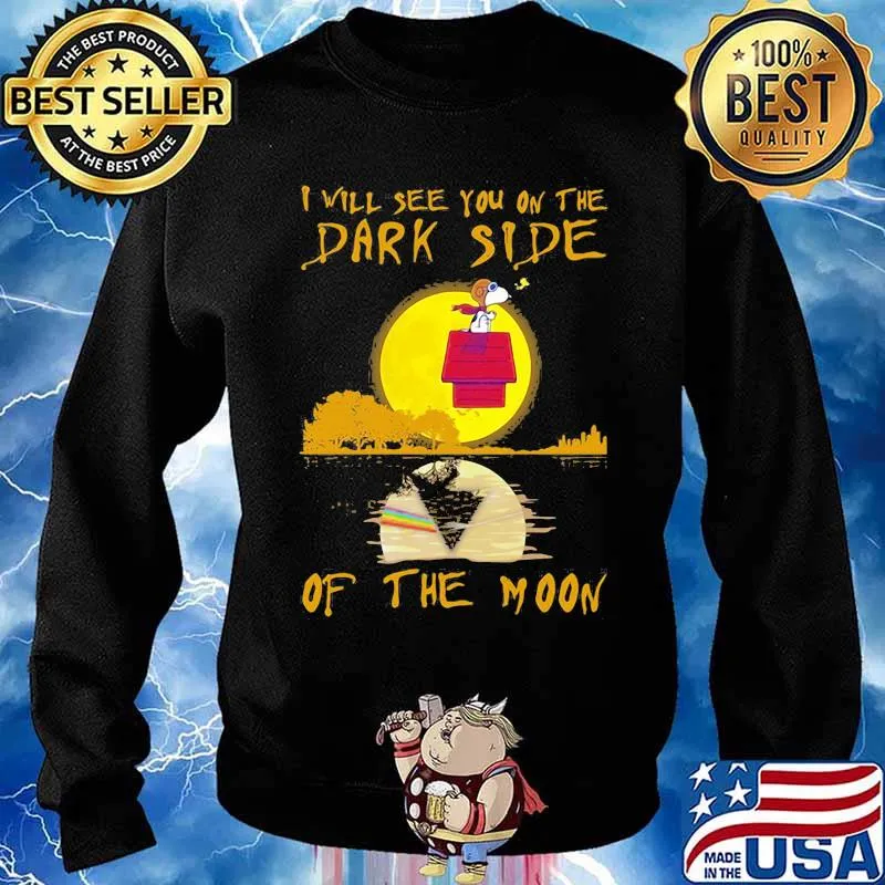 I Will See You On The Dark Side Of The Moon Snoopy Shirt Sweater