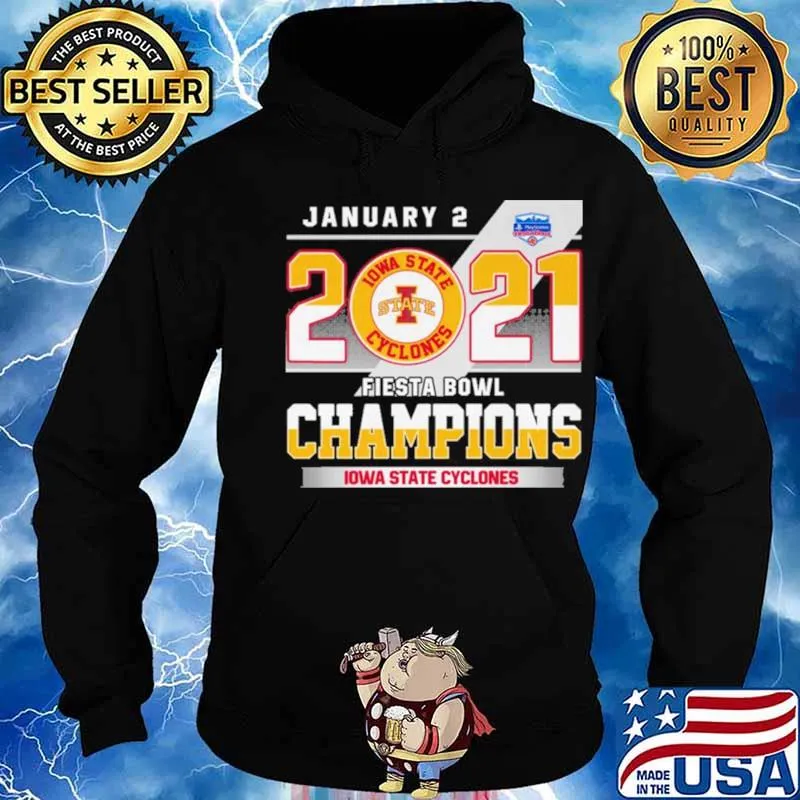 January 2 2021 Fiesta Bowl Champions Iowa State Cyclones shirt