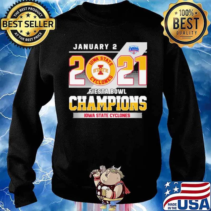 January 2 2021 Fiesta Bowl Champions Iowa State Cyclones s Sweater