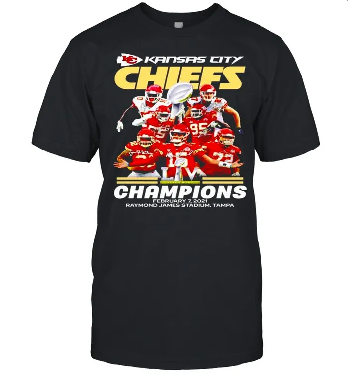 Kansas City Chiefs super bowl champions 2021 Raymond James Stadium Tampa shirt
