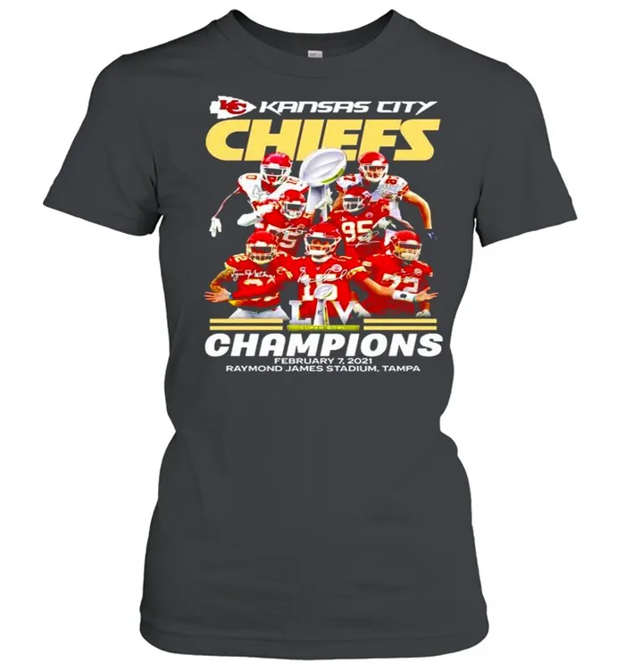 Kansas City Chiefs super bowl champions 2021 Raymond James Stadium Tampa shirt - Image 3