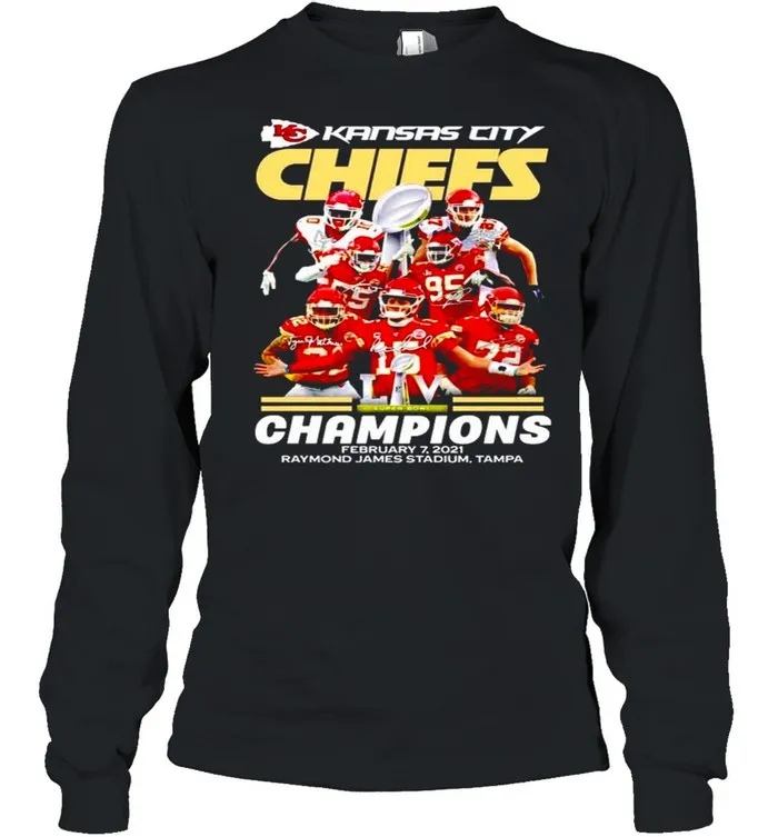 Kansas City Chiefs super bowl champions 2021 Raymond James Stadium Tampa shirt - Image 4