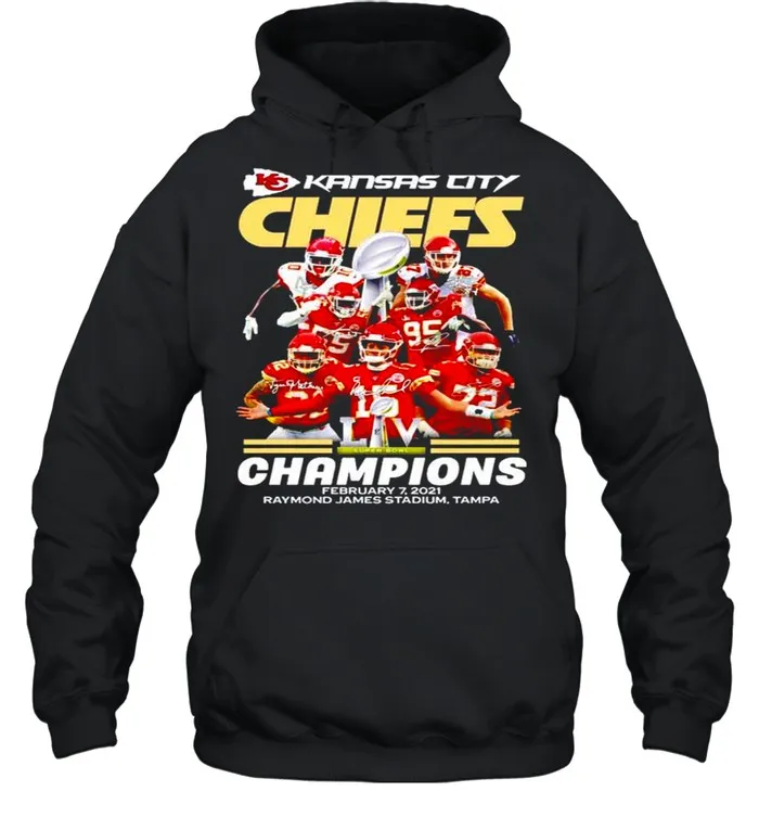 Kansas City Chiefs super bowl champions 2021 Raymond James Stadium Tampa shirt - Image 6