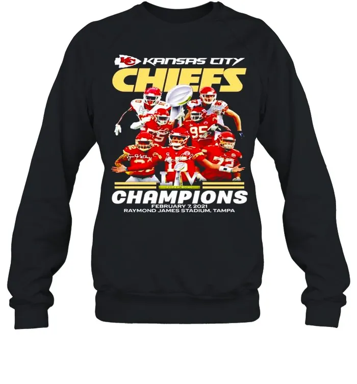 Kansas City Chiefs super bowl champions 2021 Raymond James Stadium Tampa shirt - Image 5