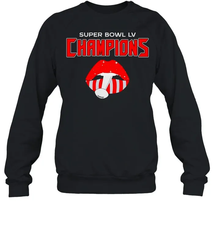 Lips Of Super Bowl Lv Champions 2021 shirt - Image 4