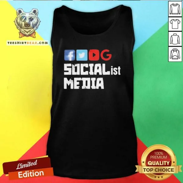 Malicious Facebook Tweeter Youtube Google 4 Socialist Media Shirt - Image 4