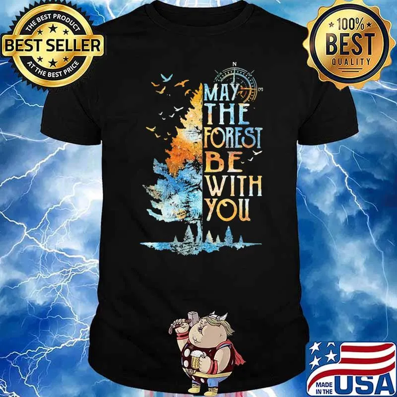 May The Forest Be With You Compass Shirt