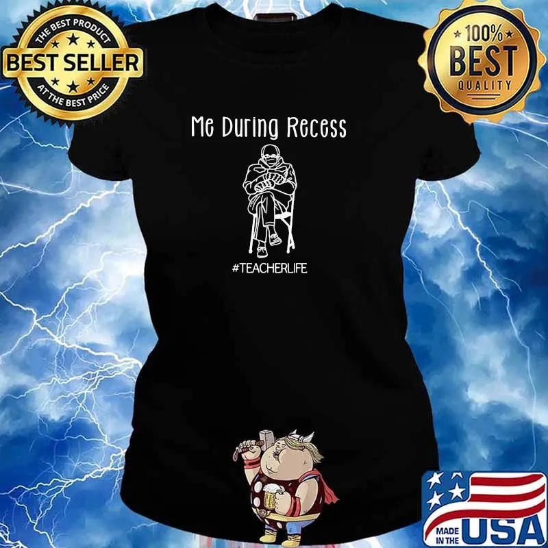 Me During Recess Teacher Life Old Man Wear Mask Covid 19 Shirt Ladies tee