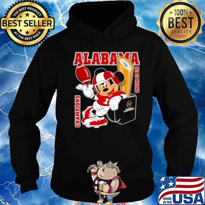 Mickey Mouse With Champions Of Alabama 2021 Cfp National shirt