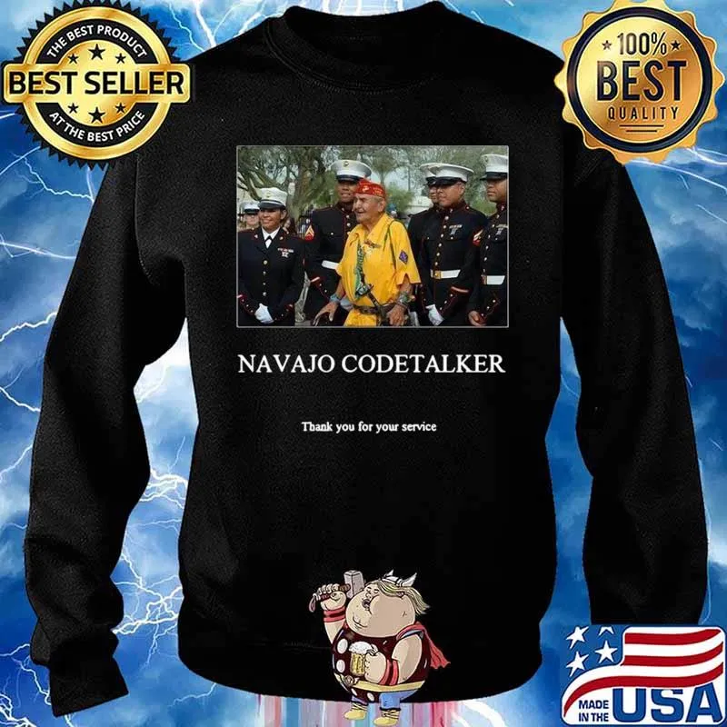 Navajo Code Talker Thank You For Your Service Sweater