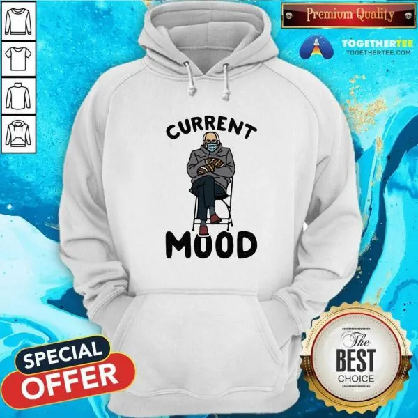 Nice Current Mood Sassy Bernie Sanders White Print T Shirt - Image 2