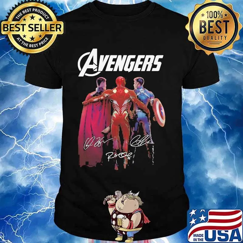 Official Avengers Superhero Signature Shirt