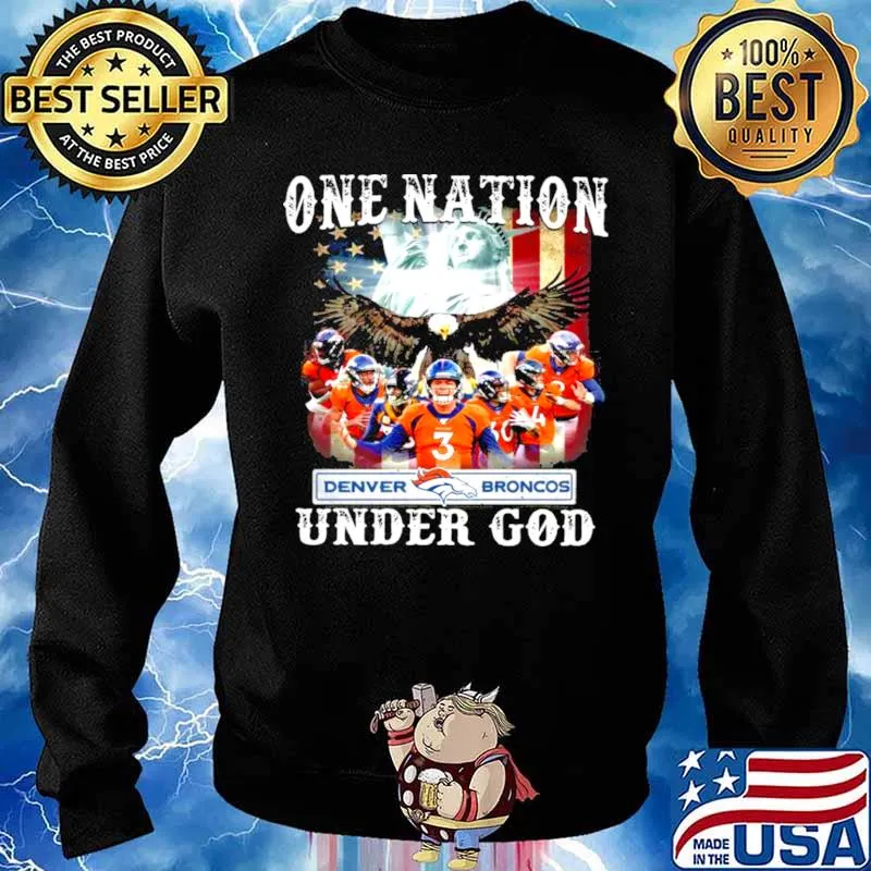 One Nation Denver Broncos Under God 2021 s Sweater
