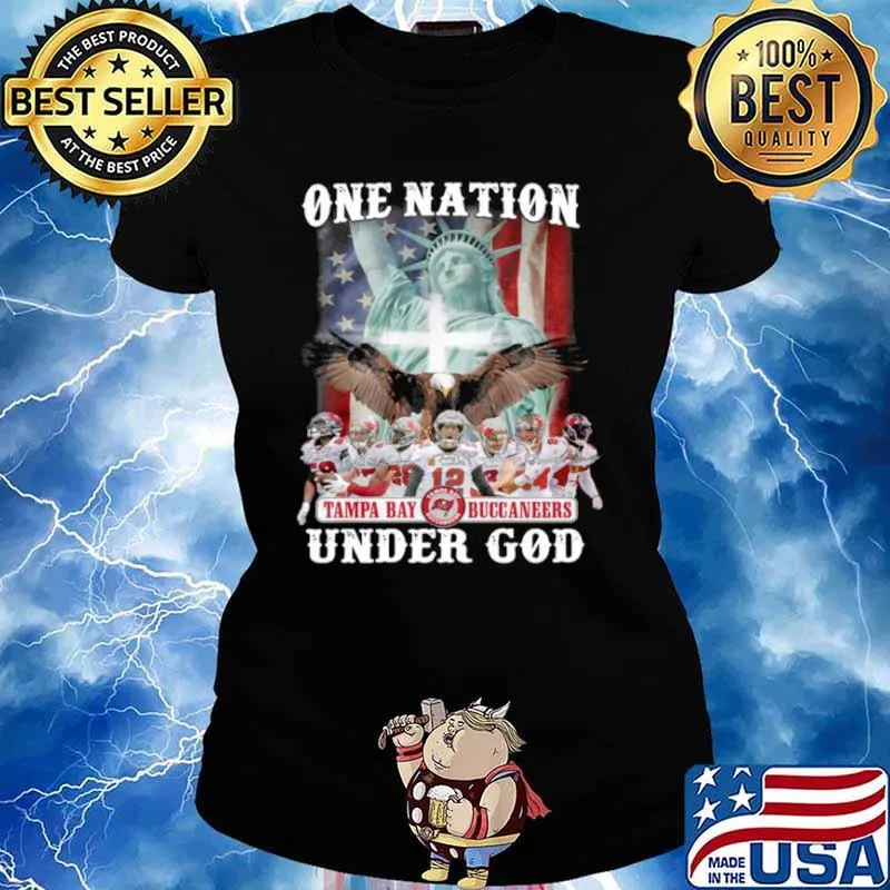 One Nation Tampa Bay Buccaneers Under God 2021 s Ladies tee