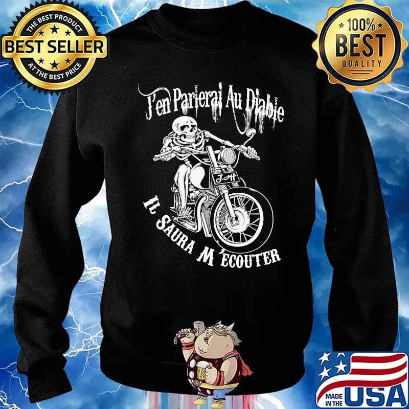 Pen Pariera Au Diable It Saura Motorcycle Skull Driver Shirt Sweater