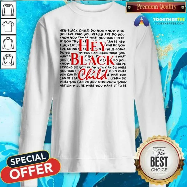 Perfect Hey Black Child Shirt - Image 5