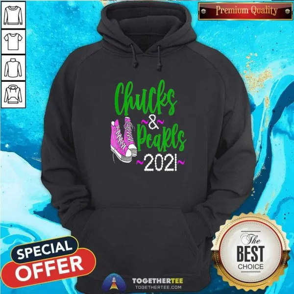 Perfect Kamala Harris Chucks And Pearls 2021 Shirt - Image 2
