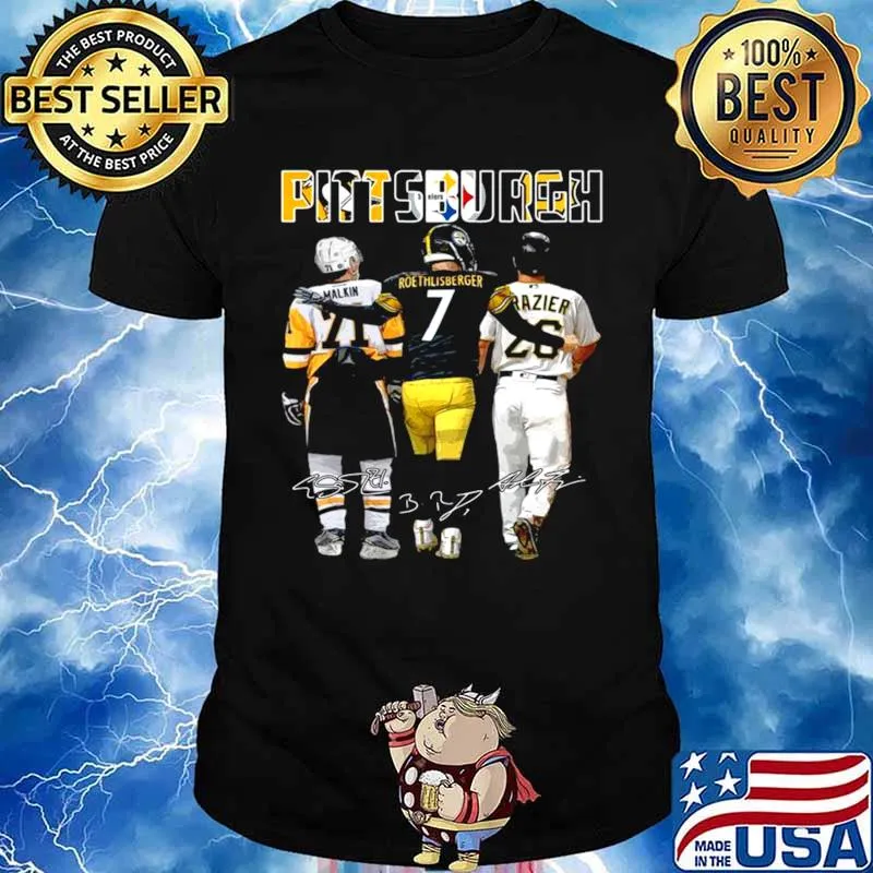Pittsburgh Sport Malkin Roethlisberger Raizer signatures s Unisex