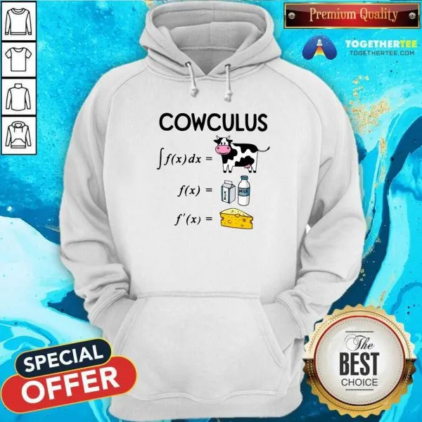 Premium Cowculus Calculus Math Milk Cheese Shirt - Image 5