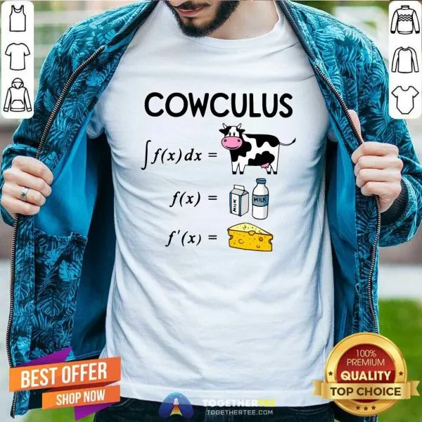 Premium Cowculus Calculus Math Milk Cheese Shirt
