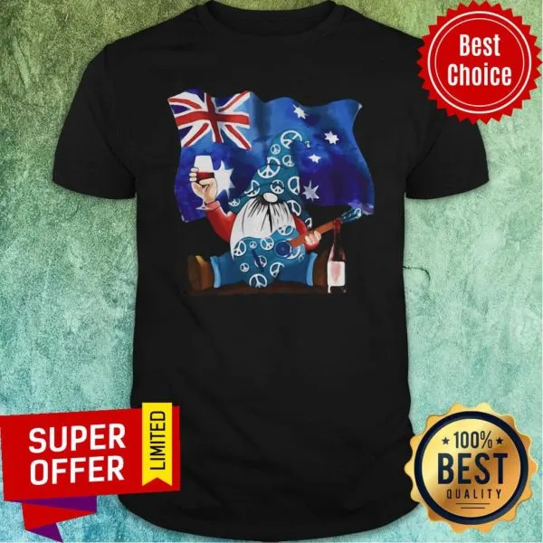 Premium Dwarfs Wine Australia Flag Shirt