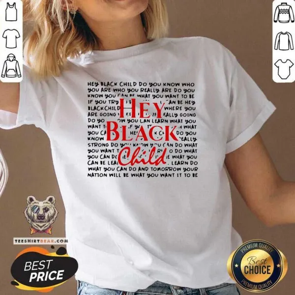 Reluctant Hey Black 8 Child Shirt - Image 3
