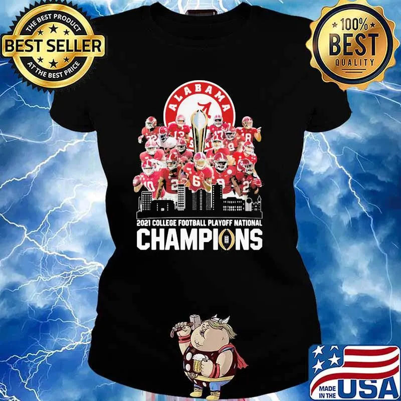 Roll Tide Alabama 2021 College Football Playoff National Champion Shirt Ladies tee