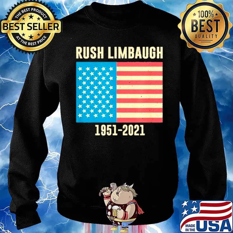 Rush Limbaugh conservative patriot 1951 2021 Sweater