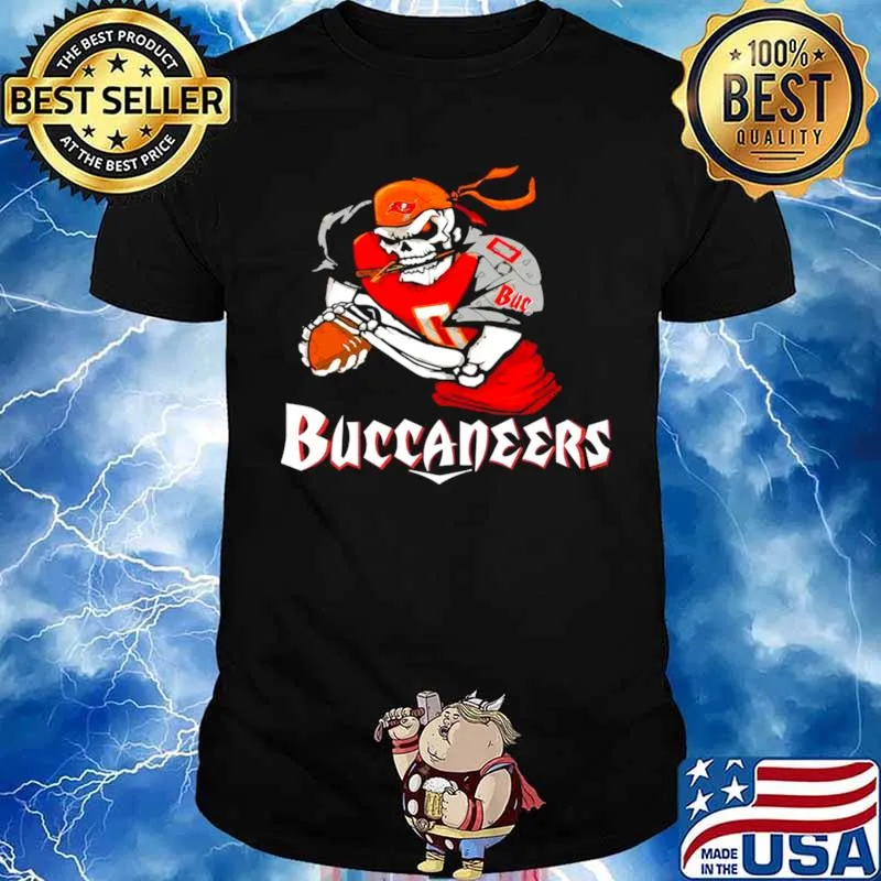 Skeleton playing Rugby Buccaneers s Unisex