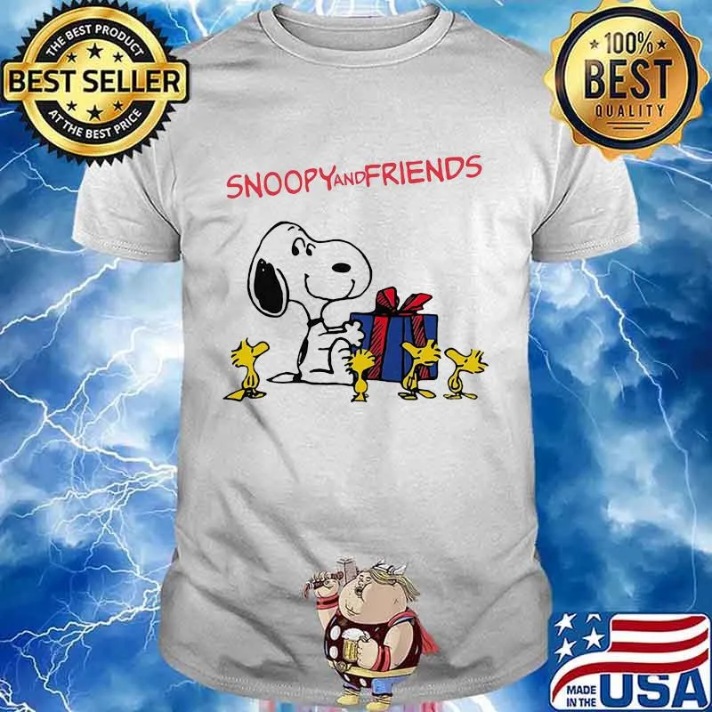 Snoopy And Friends Gift Woodstock Shirt
