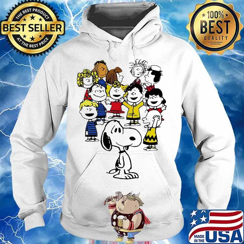 Snoopy And Friends Peanuts Shirt Hoodie