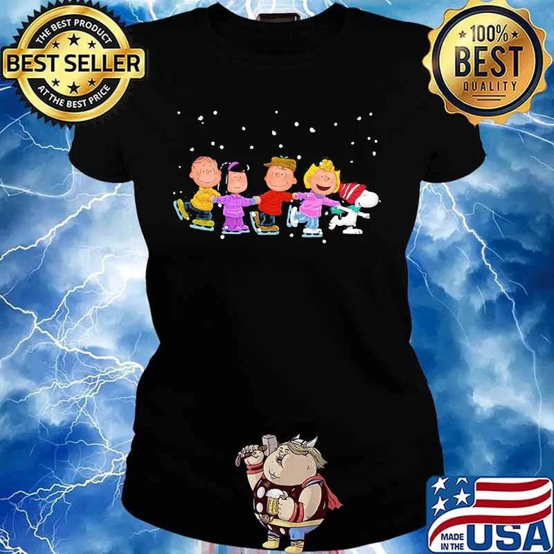 Snoopy Charlie Brown And Friends Shirt Ladies tee