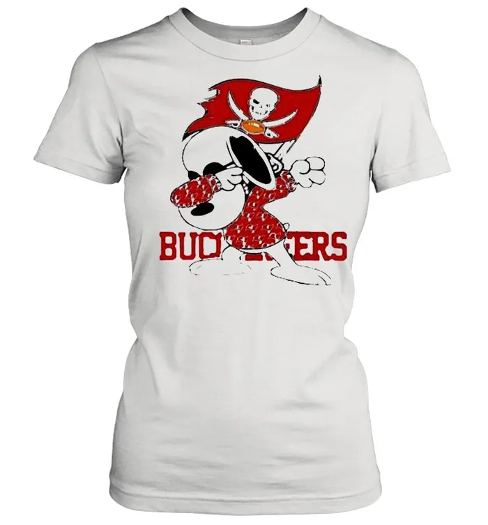 Snoopy dabbing tampa bay buccaneers 2021 shirt - Image 2