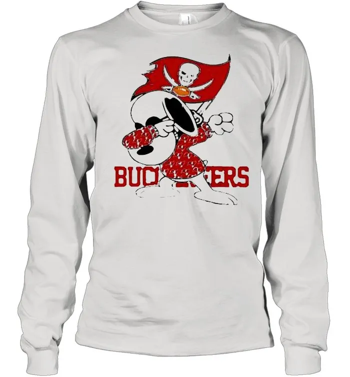 Snoopy dabbing tampa bay buccaneers 2021 shirt - Image 4