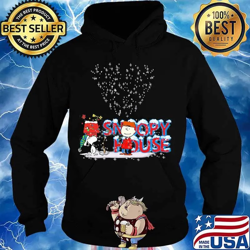 Snoopy House Merry Chistmas Shirt Hoodie