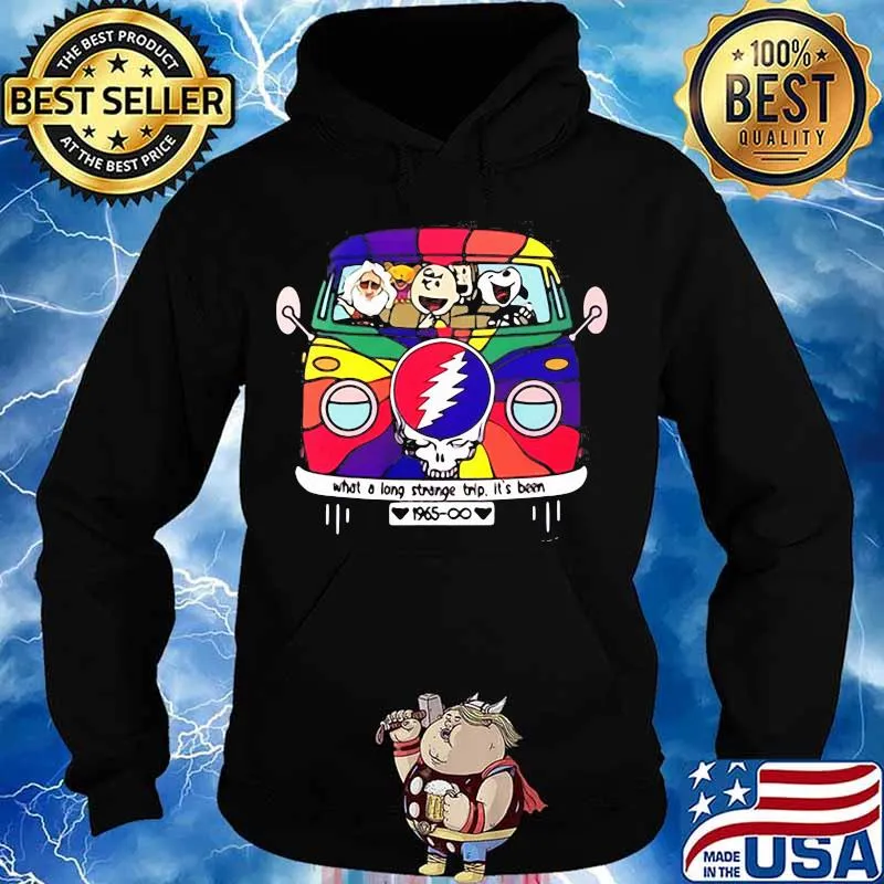 Snoopy Riding Bus Grateful Dead What A Long Strange Trip Shirt Hoodie