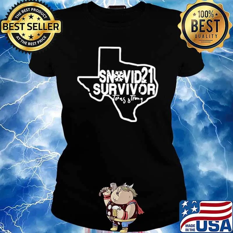 Snovid 2021 Survivor Texas Strong Ladies tee