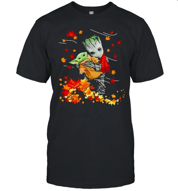 Star War Baby Yoda And Groot shirt