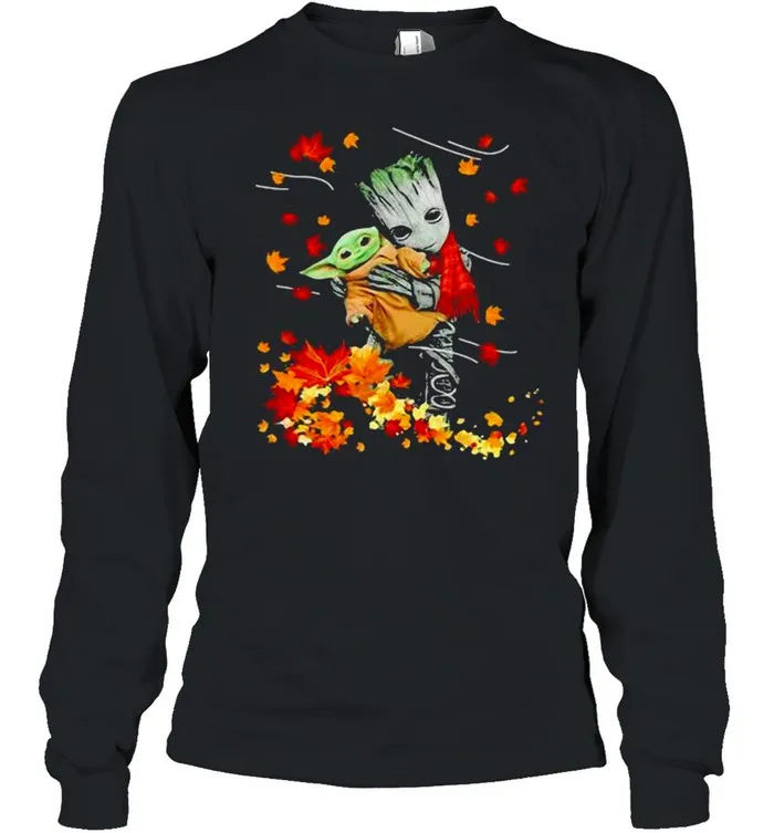 Star War Baby Yoda And Groot shirt - Image 2