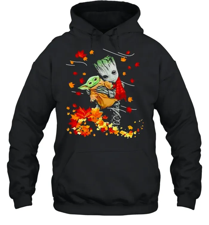 Star War Baby Yoda And Groot shirt - Image 4