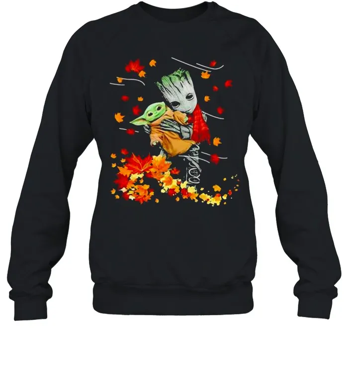 Star War Baby Yoda And Groot shirt - Image 3